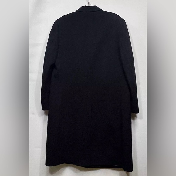 Smiths Bermuda Mens Cashmere Trench Over Coat Size 44 Large Long England - Picture 2 of 7
